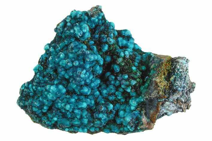 Vibrant Teal Chrysocolla Formation - Peru #358672
